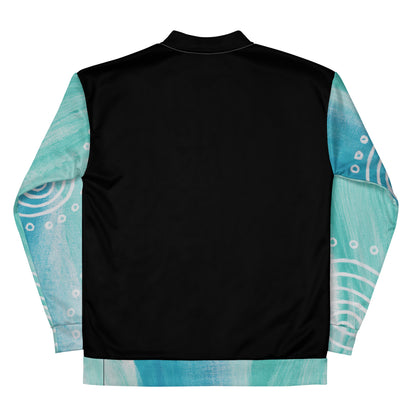 Unisex Bomber Jacket - Artwork Two x Black