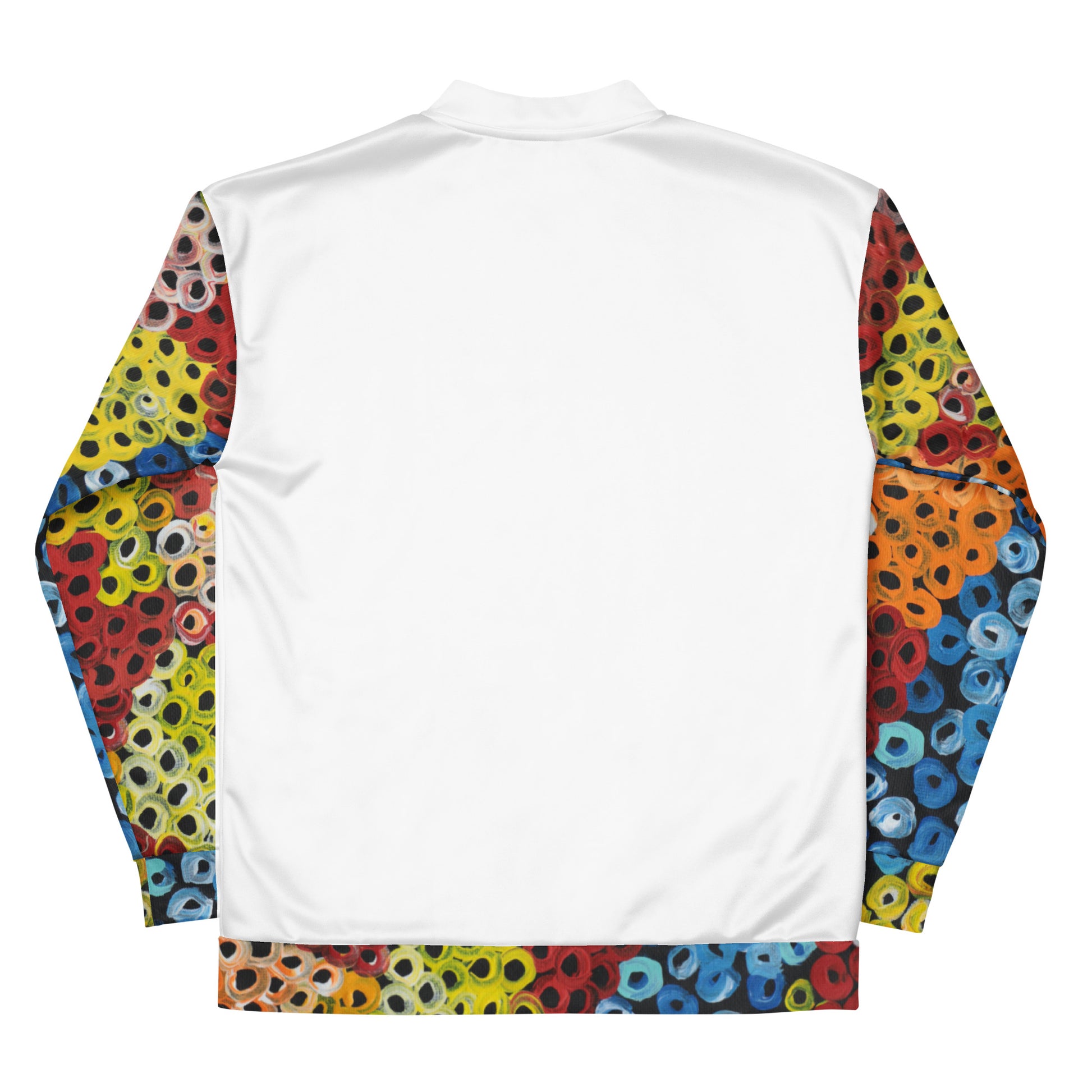 Unisex Bomber Jacket - Artwork 1 x White