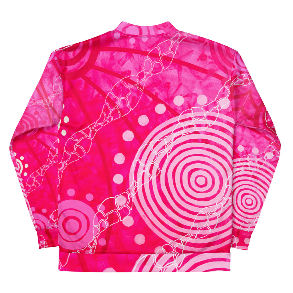 Unisex Bomber Jacket - Seven Sisters by Linda Davidson