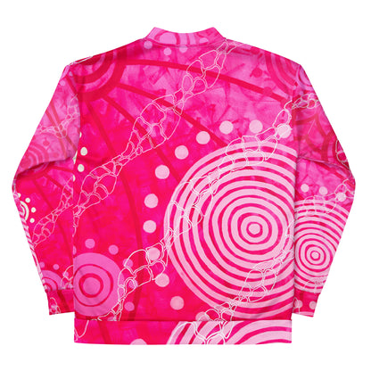 Unisex Bomber Jacket - Seven Sisters by Linda Davidson