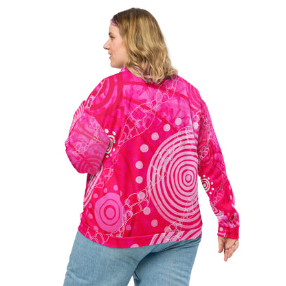 Unisex Bomber Jacket - Seven Sisters by Linda Davidson