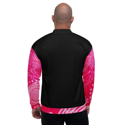 Unisex Bomber Jacket - Artwork 5 x Black