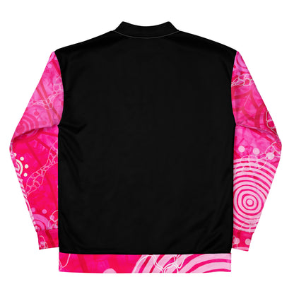 Unisex Bomber Jacket - Artwork 5 x Black