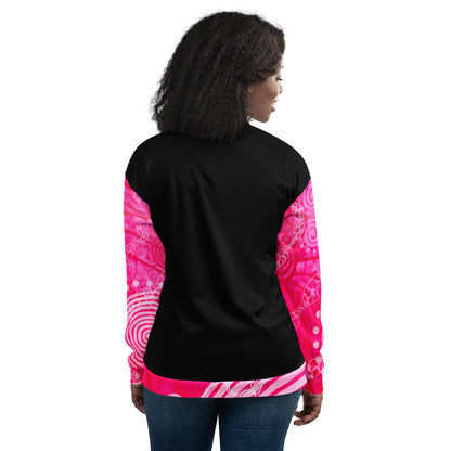 Unisex Bomber Jacket - Artwork 5 x Black
