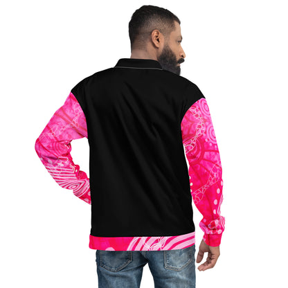Unisex Bomber Jacket - Artwork 5 x Black