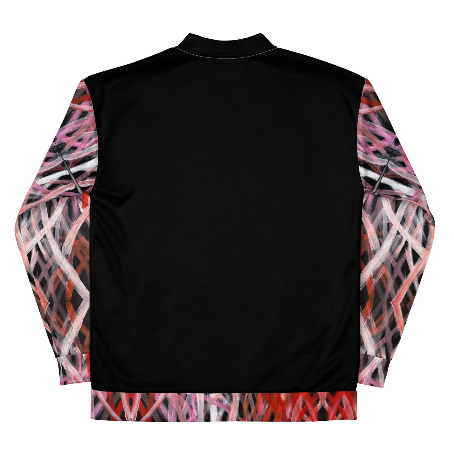 Unisex Bomber Jacket - Artwork 6 x Black