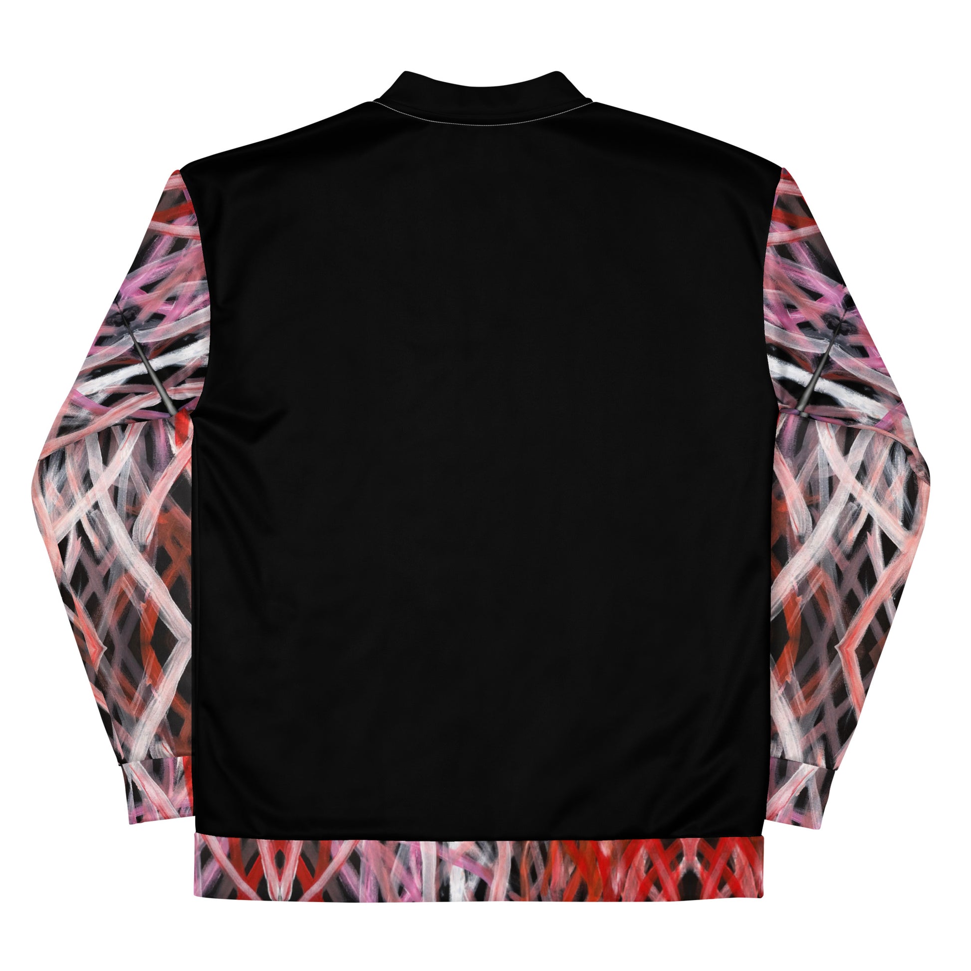 Unisex Bomber Jacket - Artwork 6 x Black