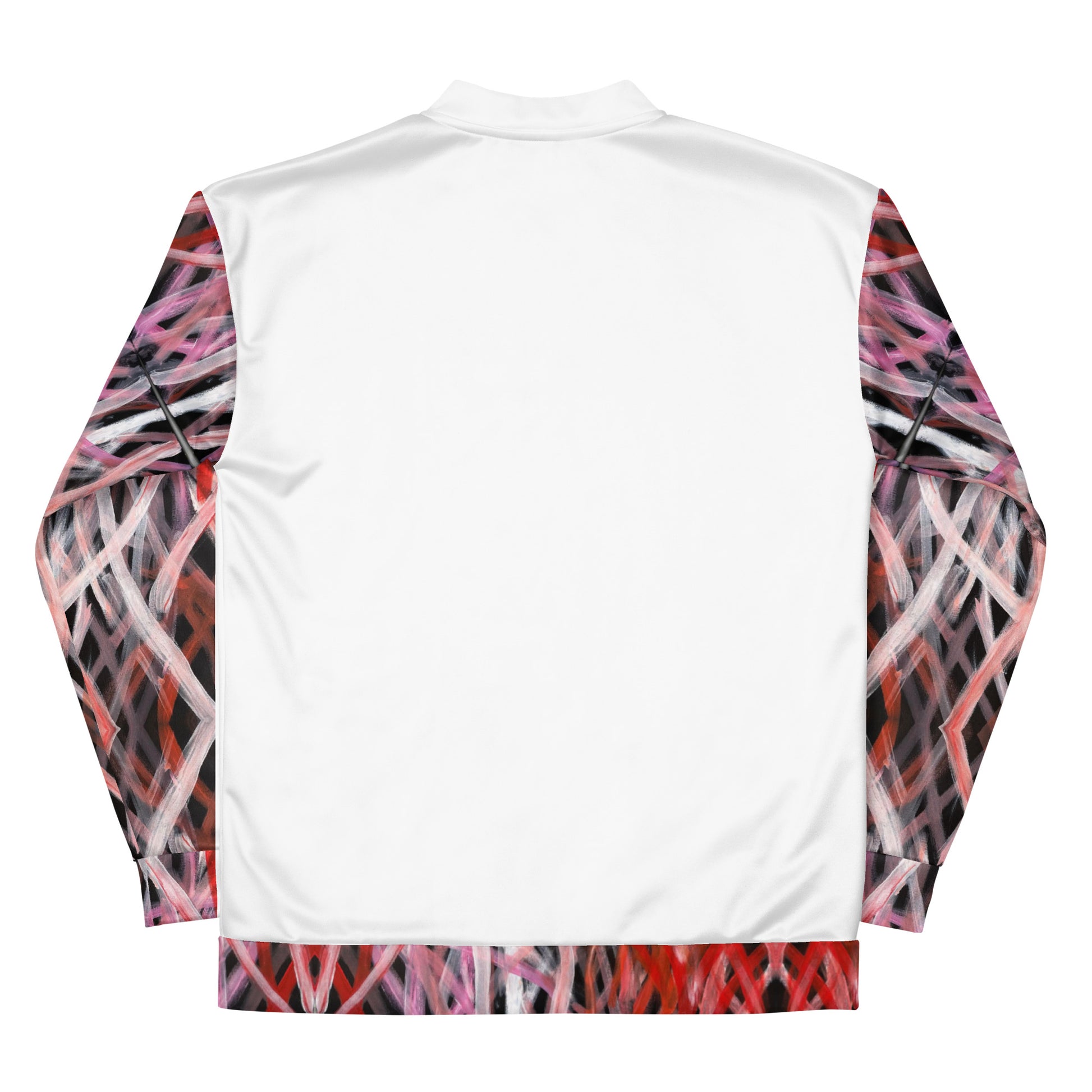 Unisex Bomber Jacket - Artwork 6 x White