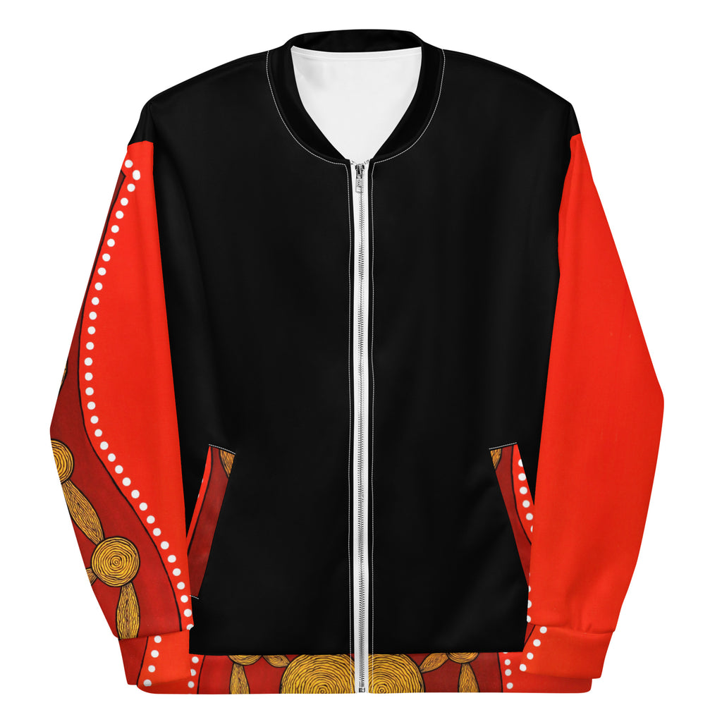 Unisex Bomber Jacket - Artwork 13 x Black