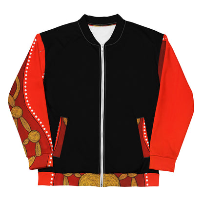 Unisex Bomber Jacket - Artwork 13 x Black