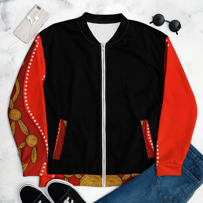 Unisex Bomber Jacket - Artwork 13 x Black
