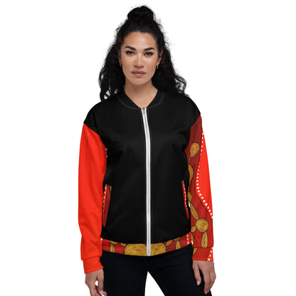 Unisex Bomber Jacket - Artwork 13 x Black