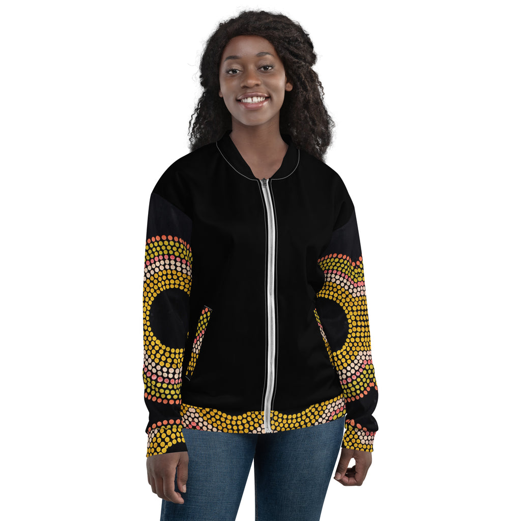 Unisex Bomber Jacket - Artwork 14 x Black