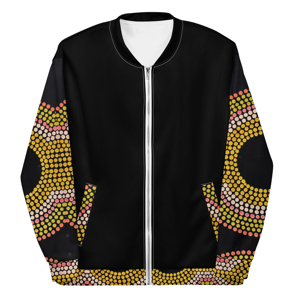 Unisex Bomber Jacket - Artwork 14 x Black
