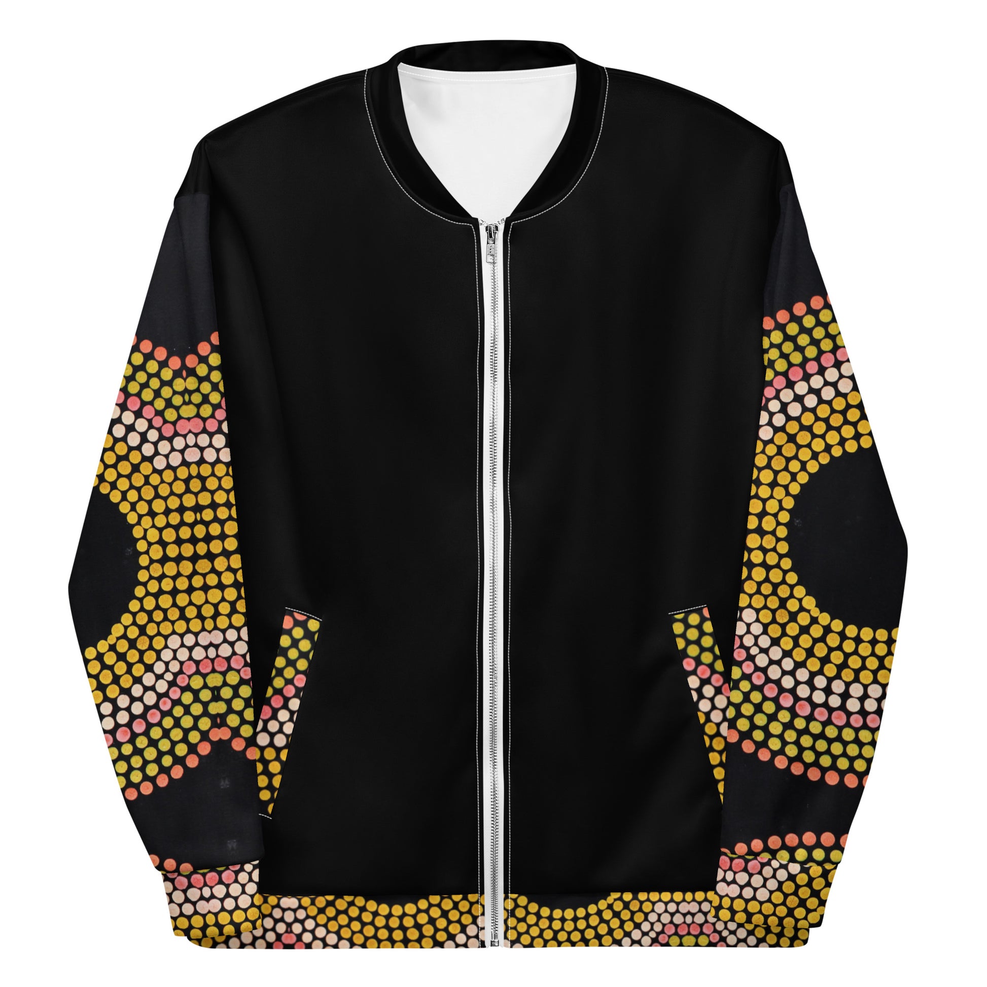 Unisex Bomber Jacket - Artwork 14 x Black