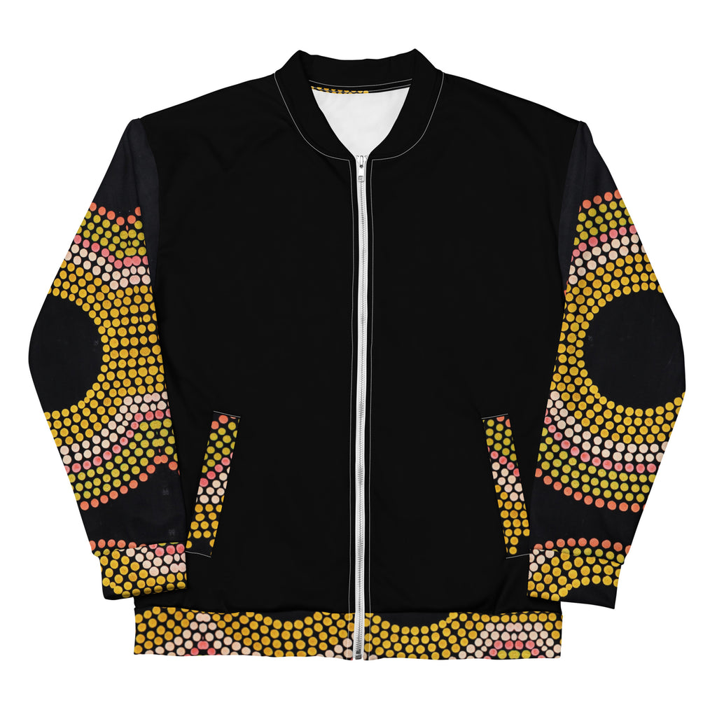Unisex Bomber Jacket - Artwork 14 x Black
