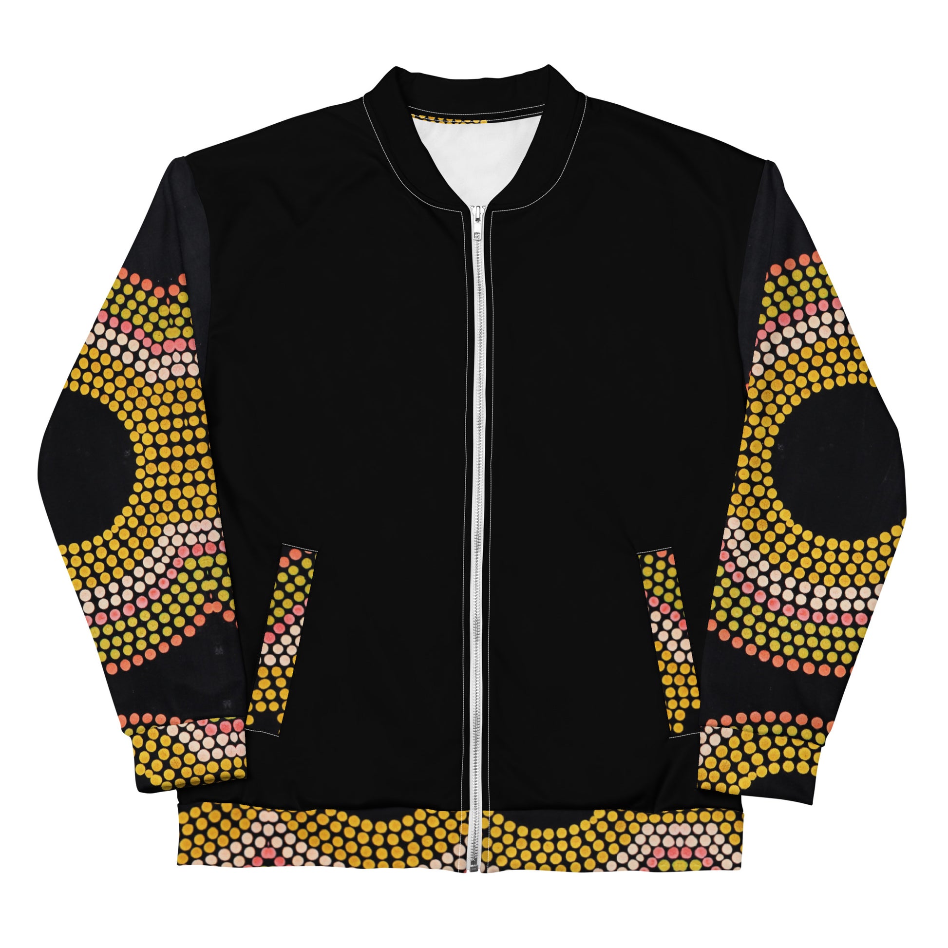 Unisex Bomber Jacket - Artwork 14 x Black