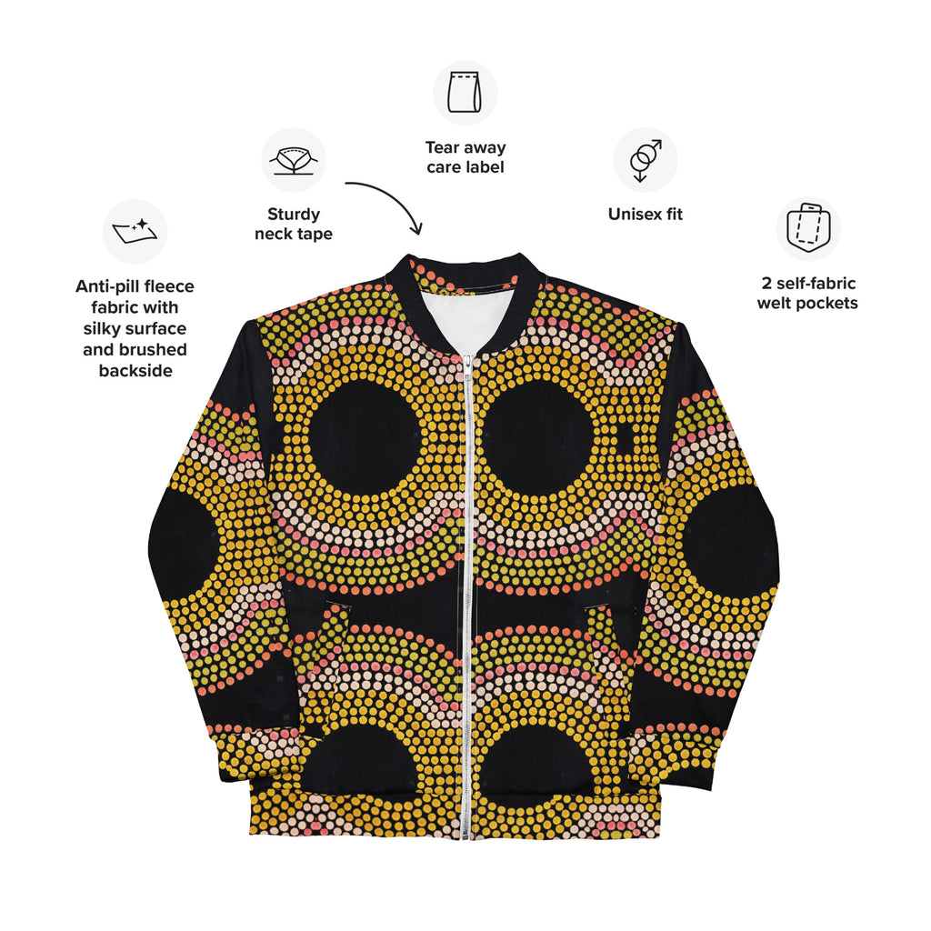 All-Over Print Bomber Jacket - Artwork 14