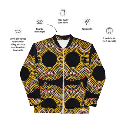 All-Over Print Bomber Jacket - Artwork 14