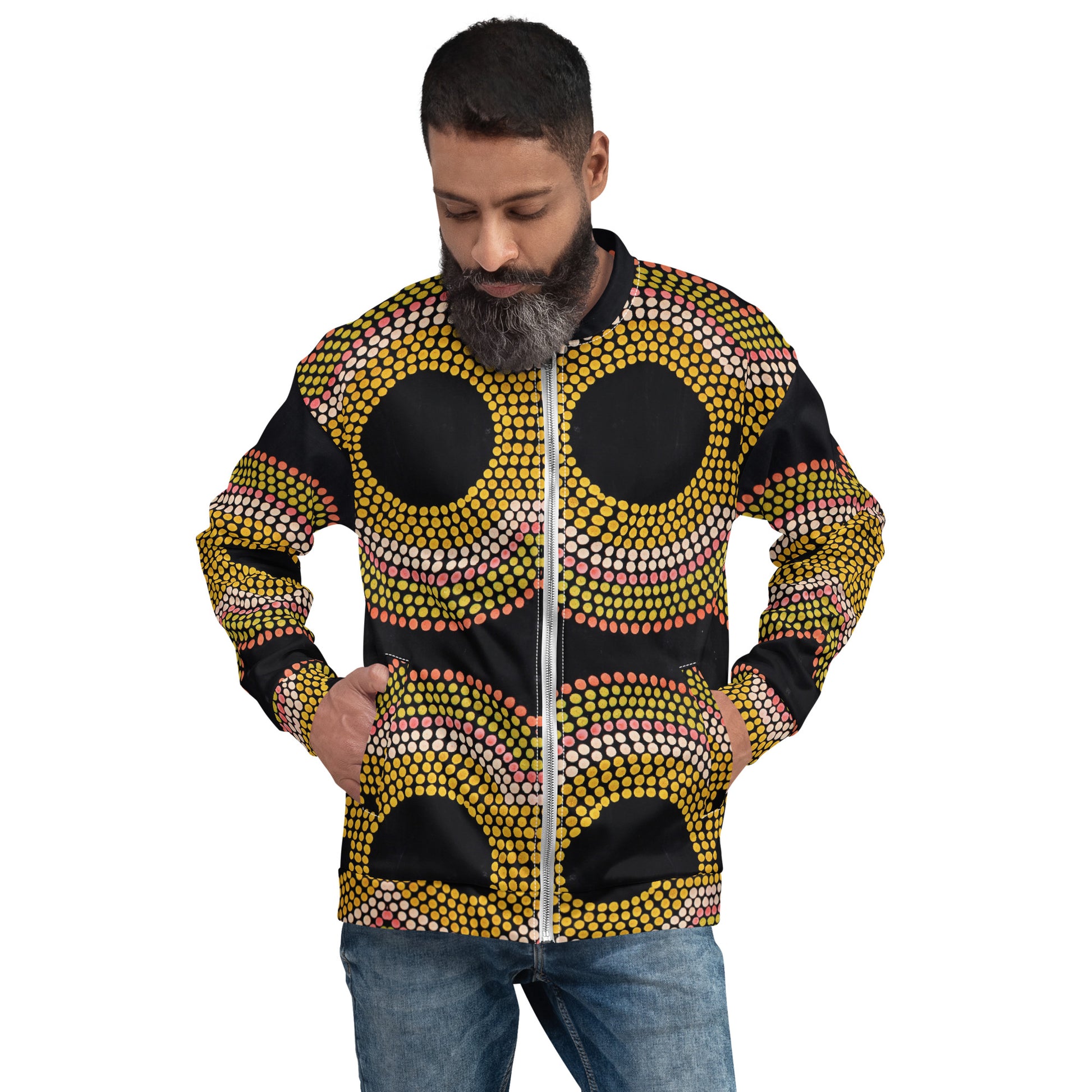 All-Over Print Bomber Jacket - Artwork 14