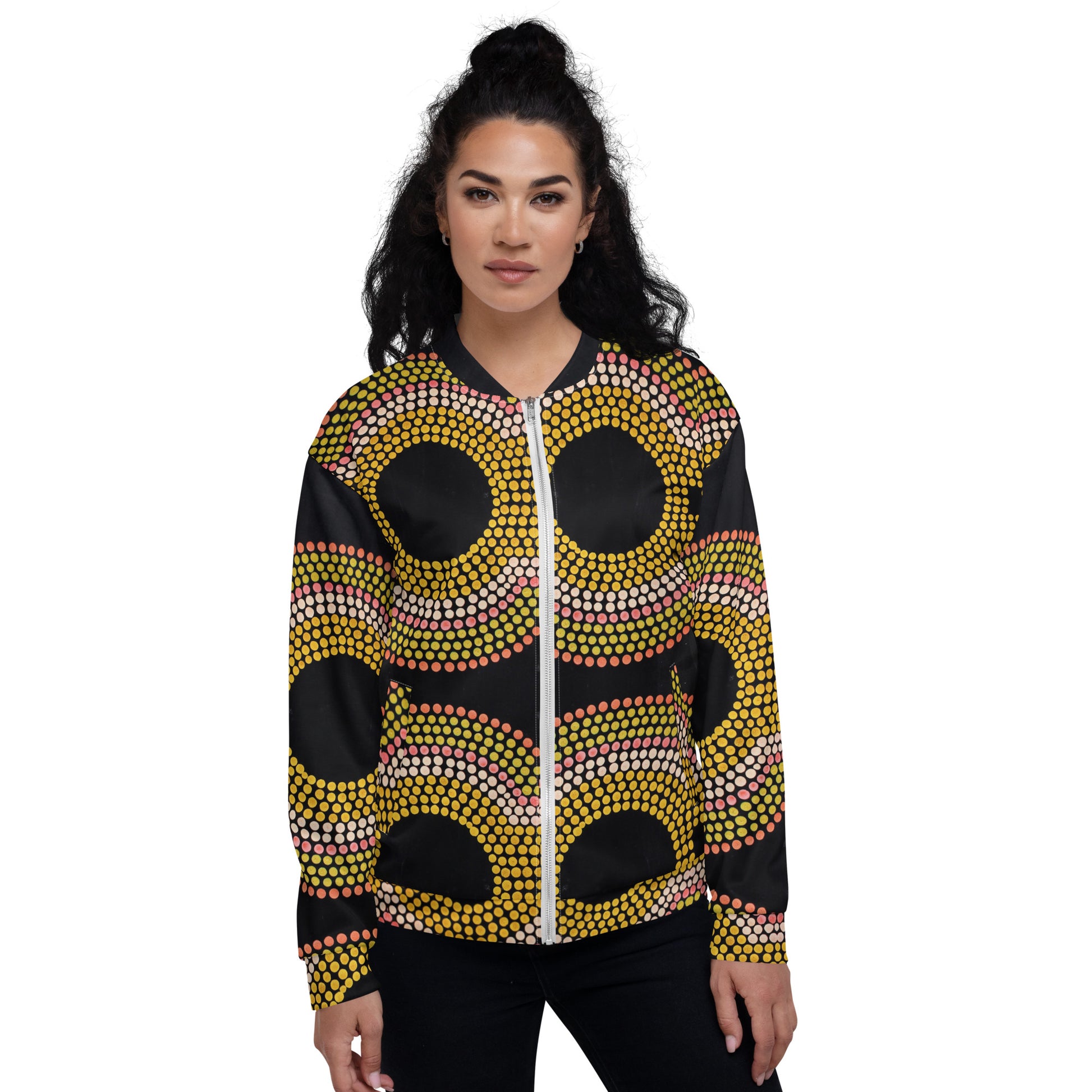 All-Over Print Bomber Jacket - Artwork 14