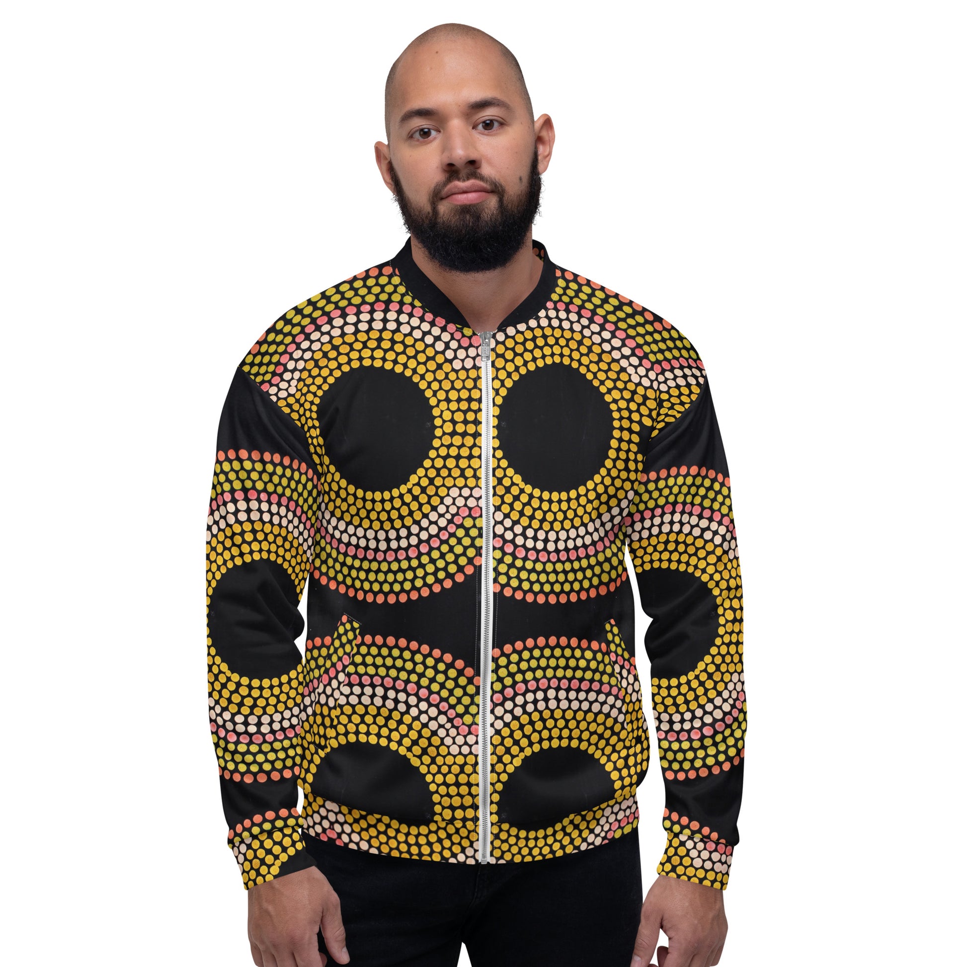 All-Over Print Bomber Jacket - Artwork 14