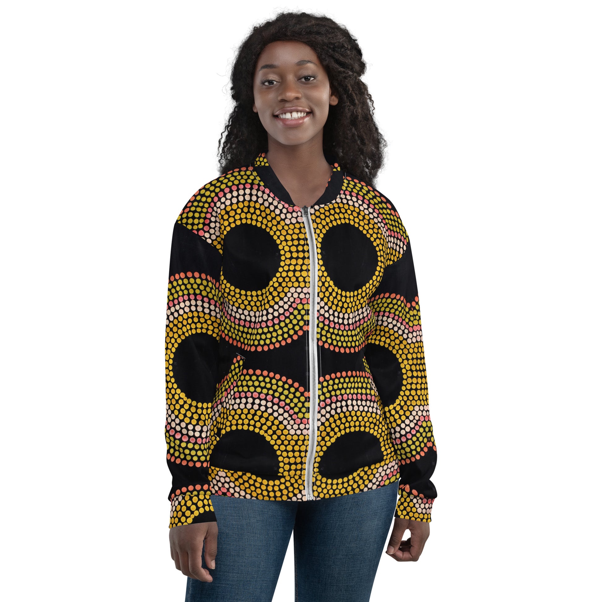 All-Over Print Bomber Jacket - Artwork 14