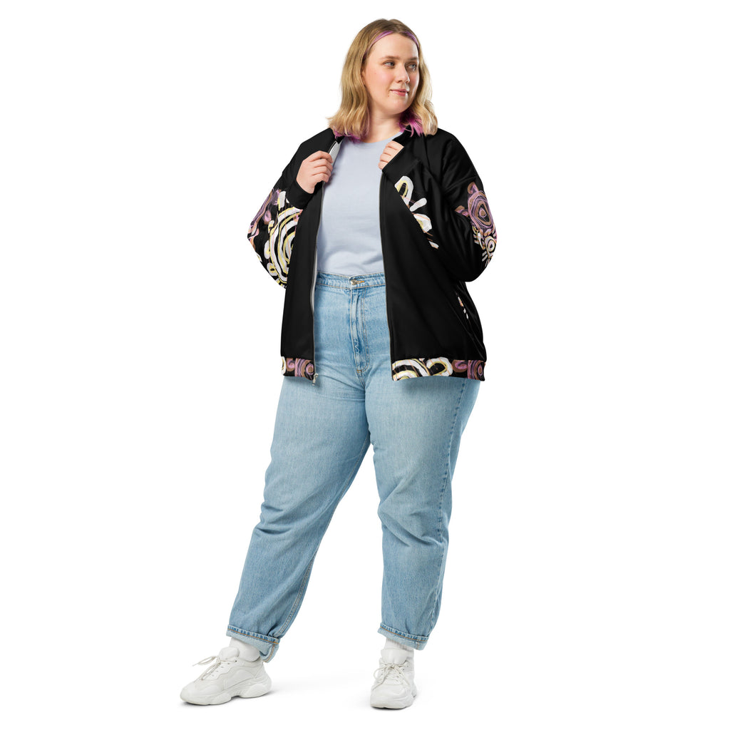 Unisex Bomber Jacket - Mother & Daughter x Black