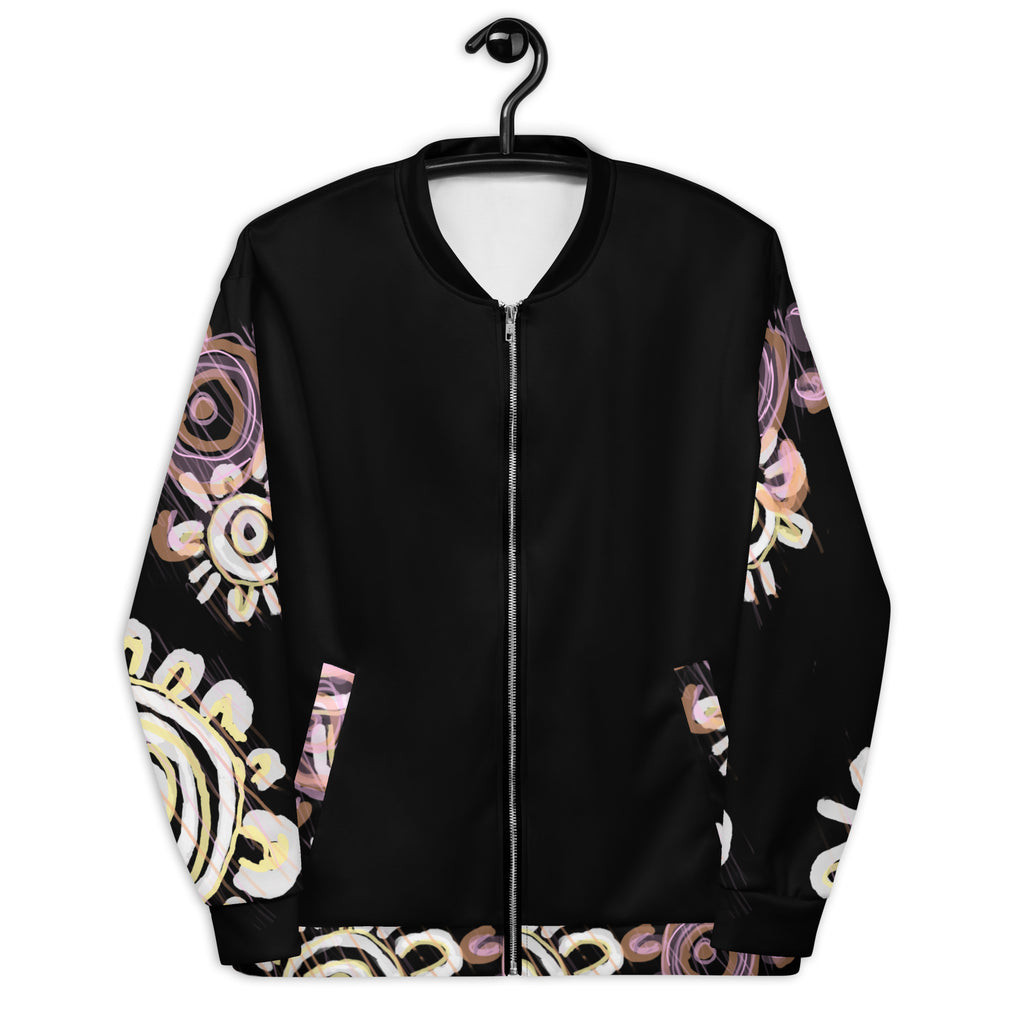 Unisex Bomber Jacket - Mother & Daughter x Black