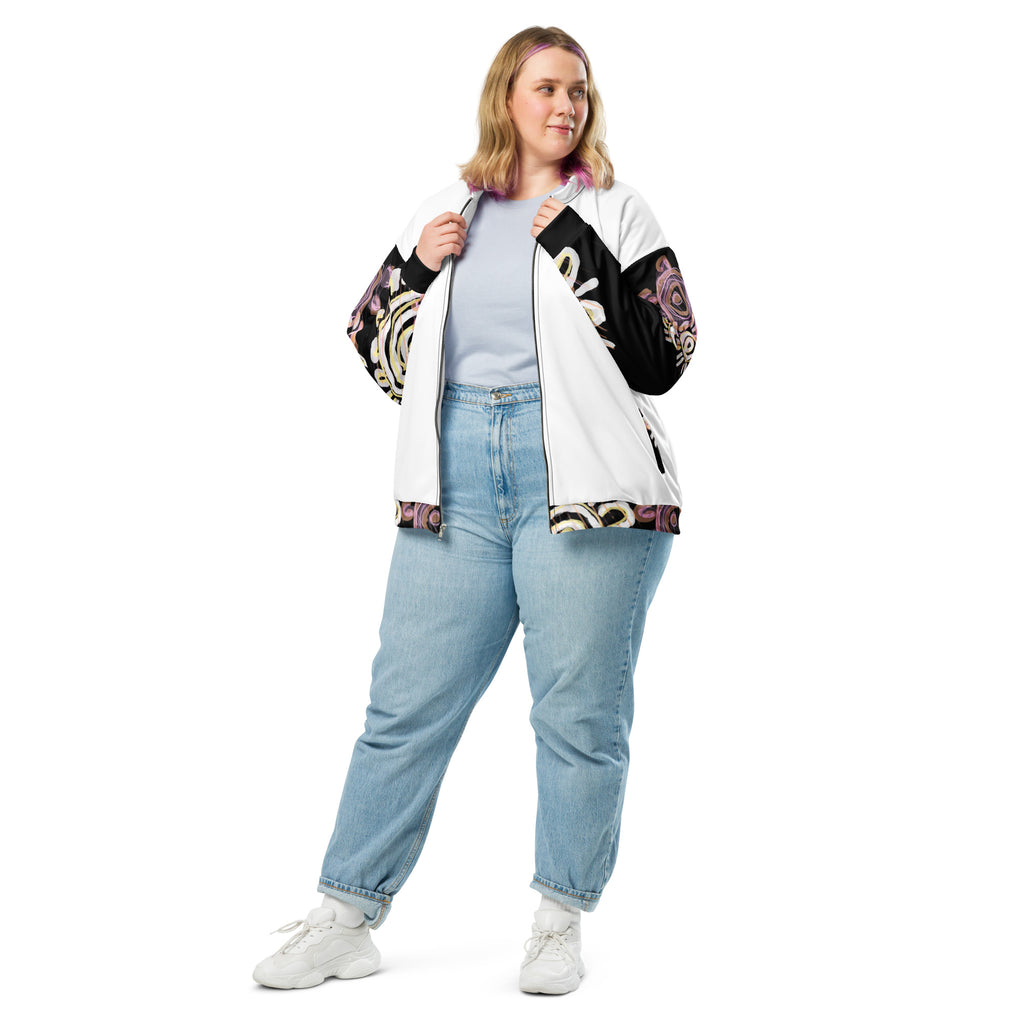 Unisex Bomber Jacket - Mother & Daughter x White