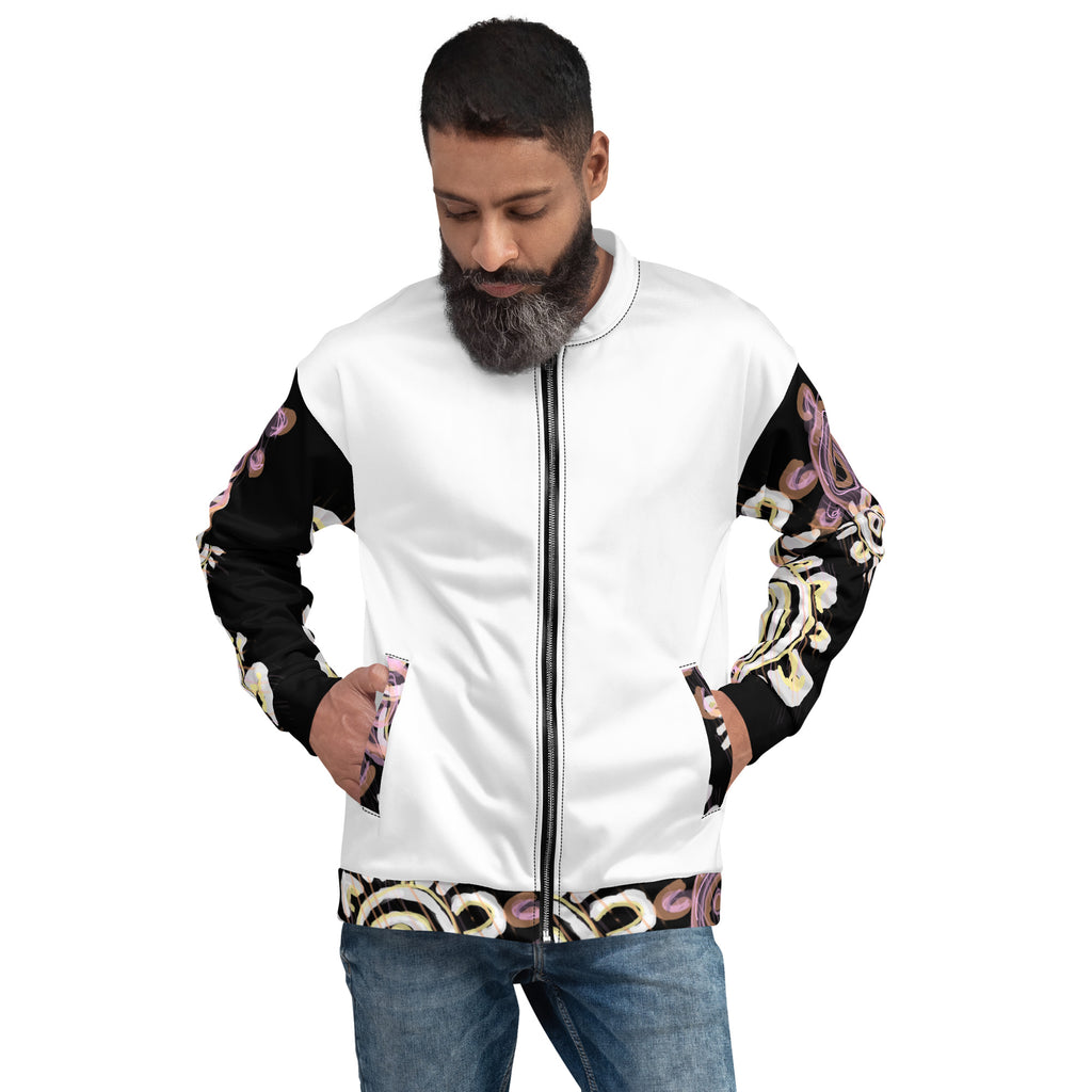 Unisex Bomber Jacket - Mother & Daughter x White