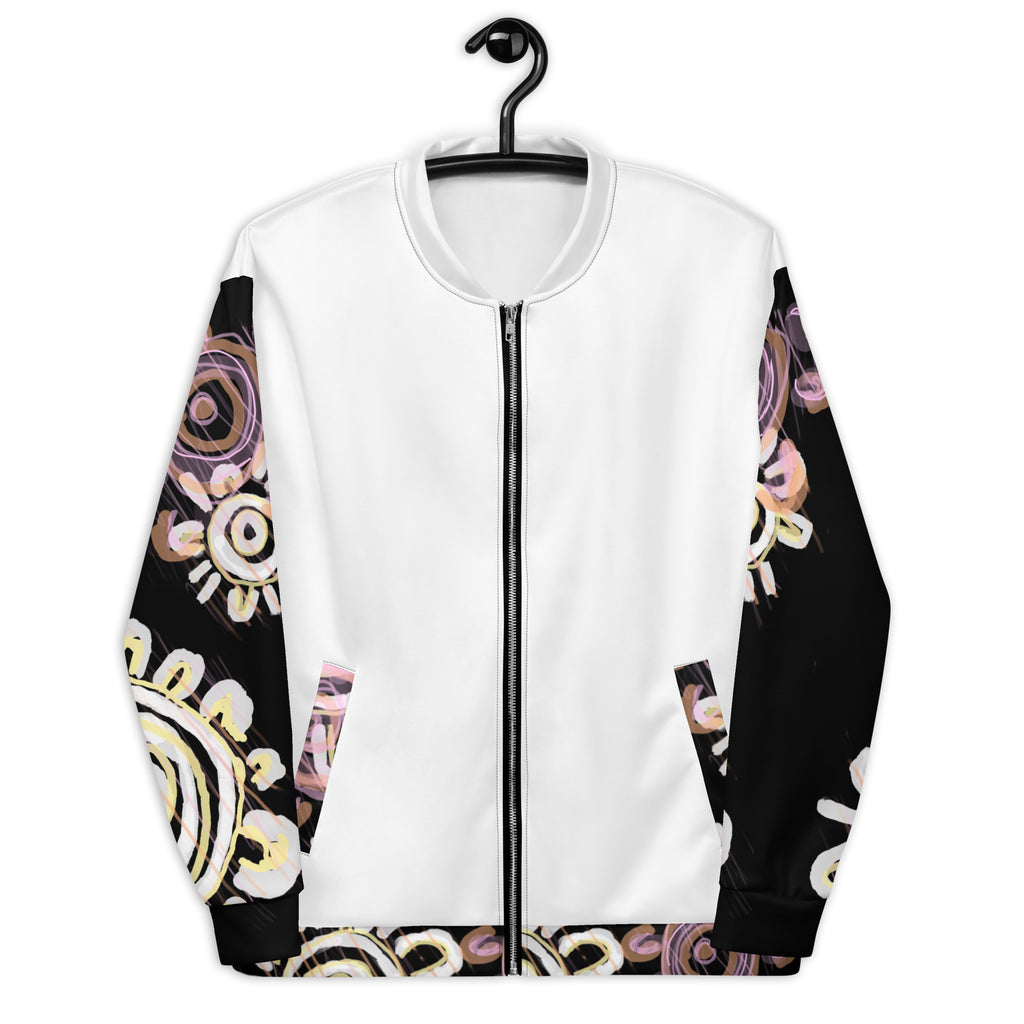 Unisex Bomber Jacket - Mother & Daughter x White