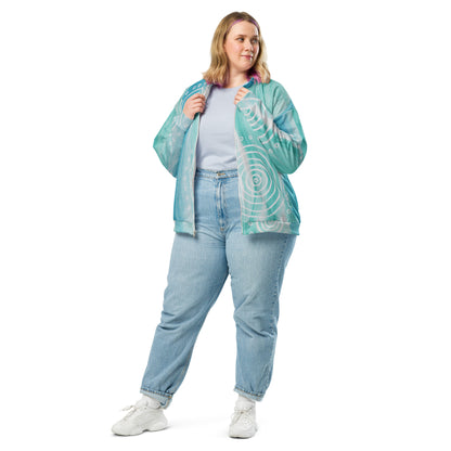 Unisex Bomber Jacket - Ebb & Flow by Linda Davidson