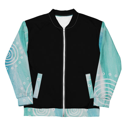 Unisex Bomber Jacket - Artwork Two x Black