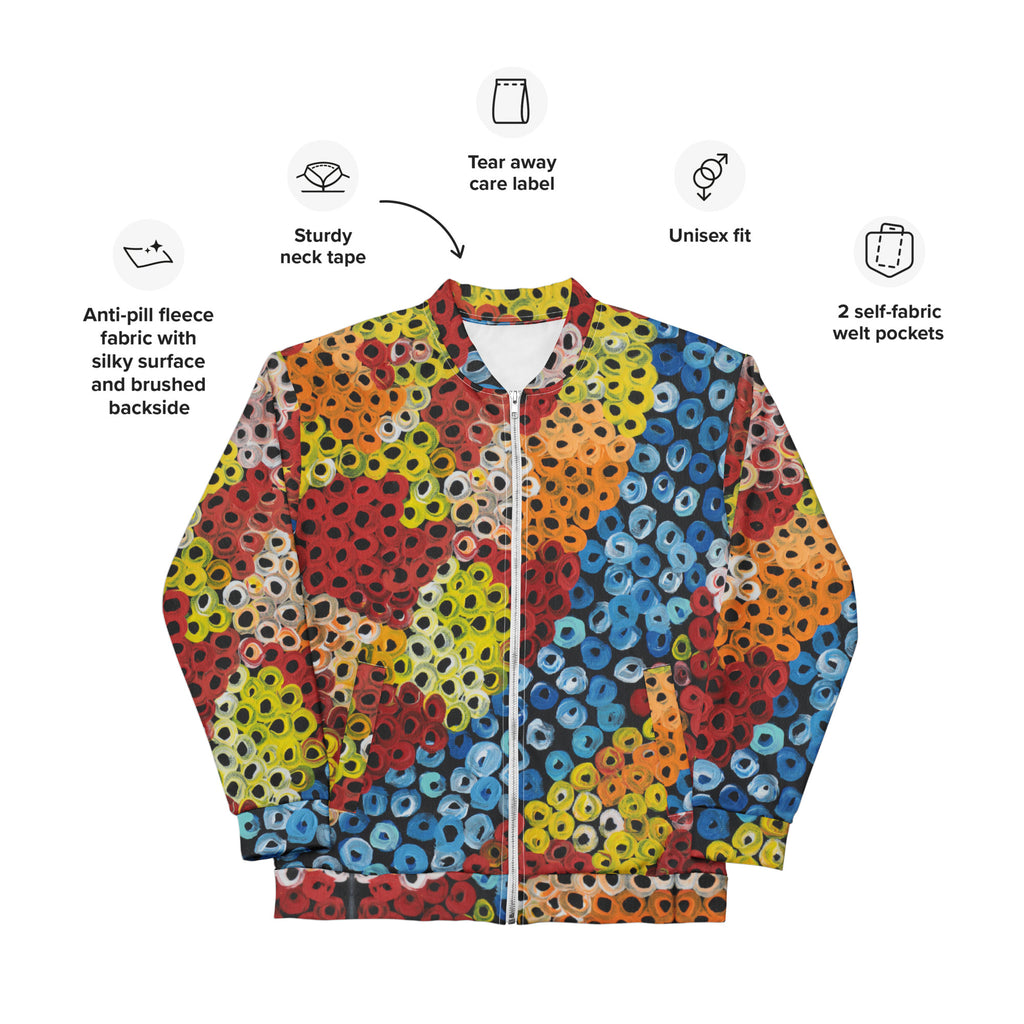 Unisex Bomber Jacket - Untitled by Linda Davidson