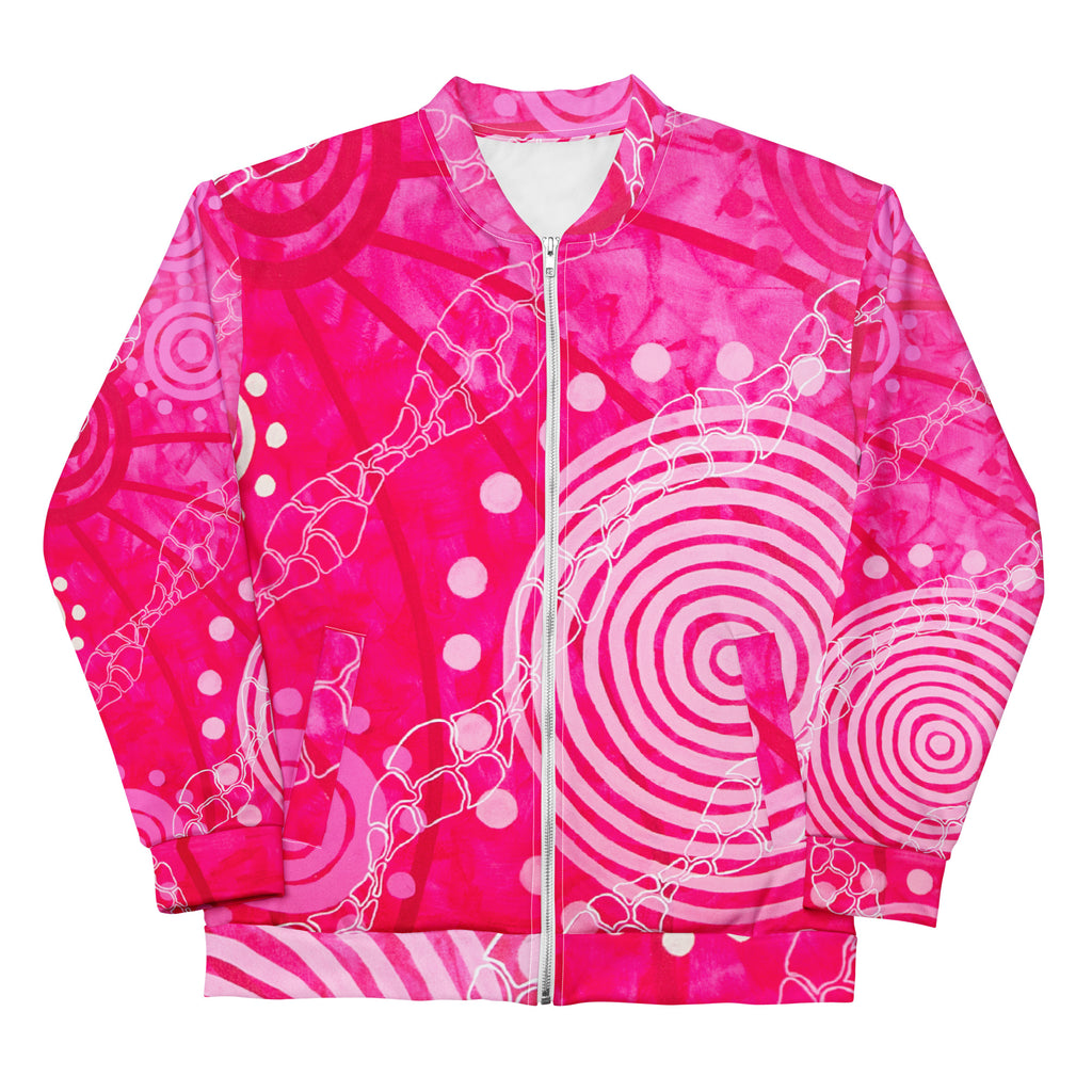 Unisex Bomber Jacket - Seven Sisters by Linda Davidson