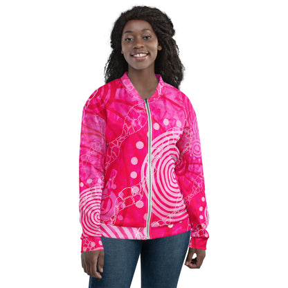 Unisex Bomber Jacket - Seven Sisters by Linda Davidson
