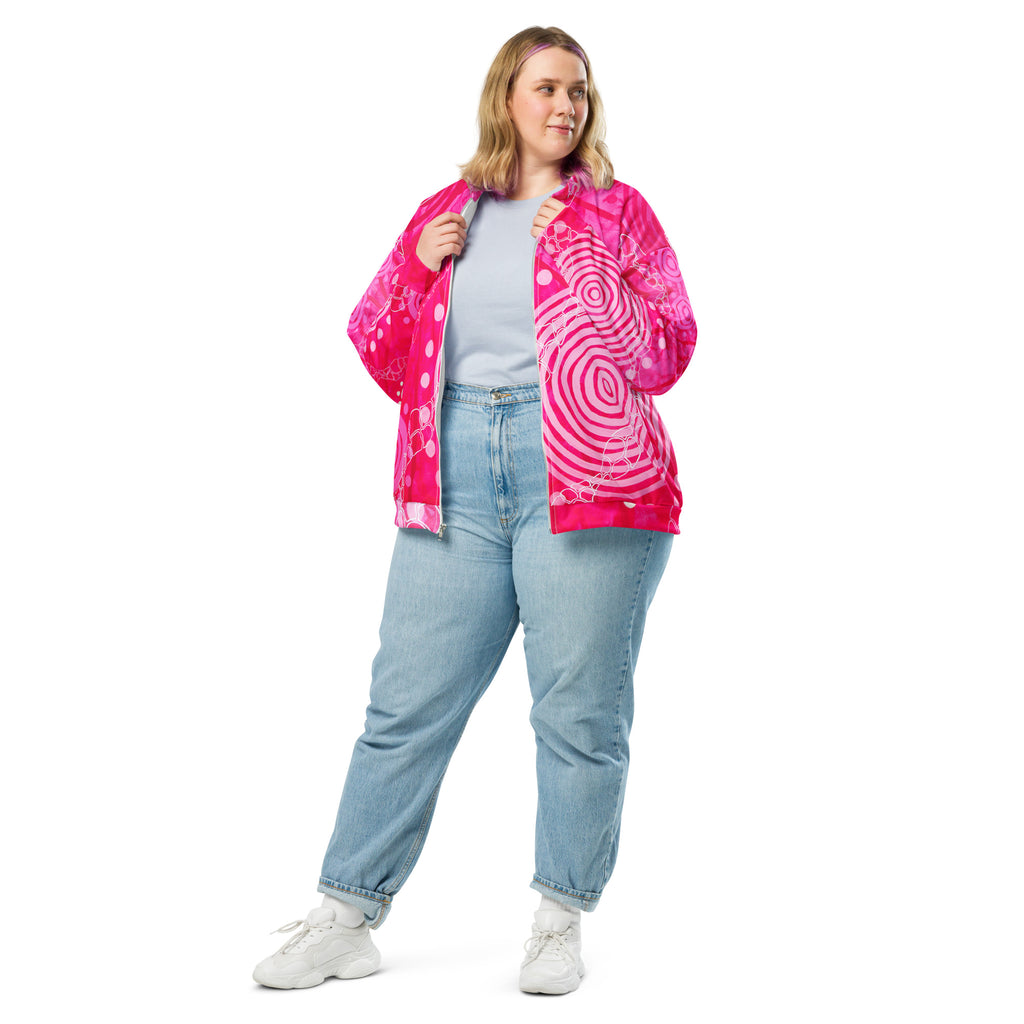 Unisex Bomber Jacket - Seven Sisters by Linda Davidson