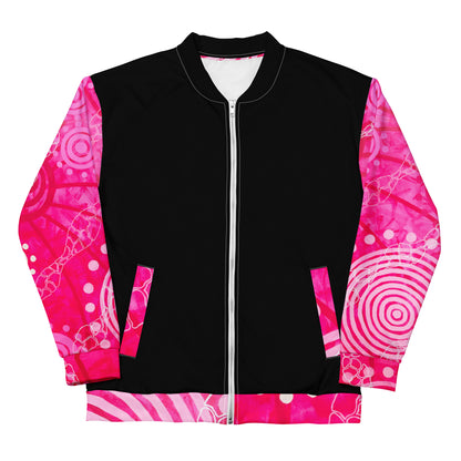 Unisex Bomber Jacket - Artwork 5 x Black