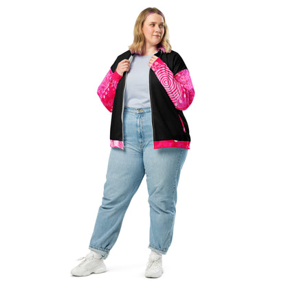 Unisex Bomber Jacket - Artwork 5 x Black