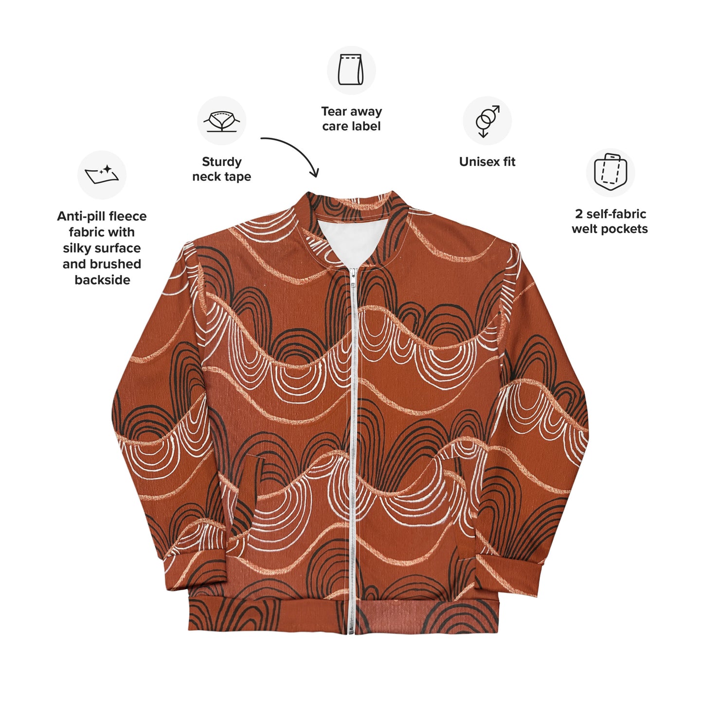 Unisex Bomber Jacket - Artwork 7