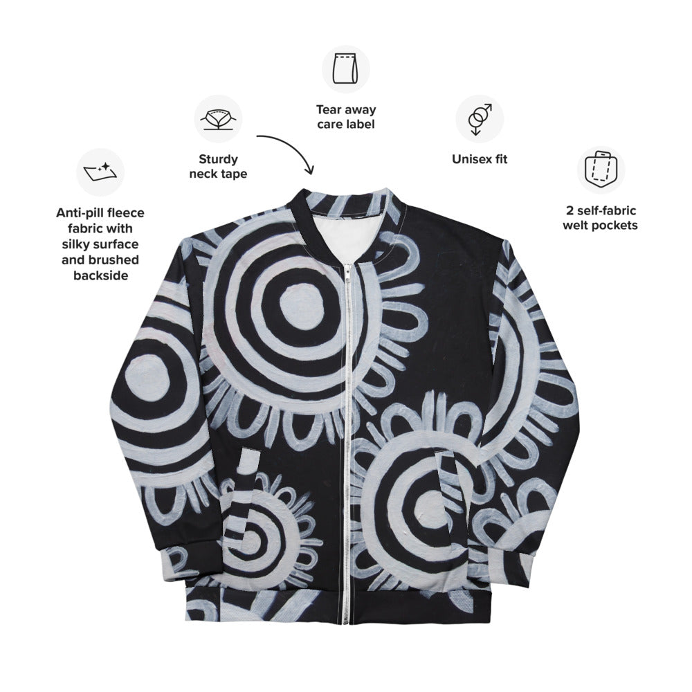 All-Over Print Bomber Jacket - Artwork Eight