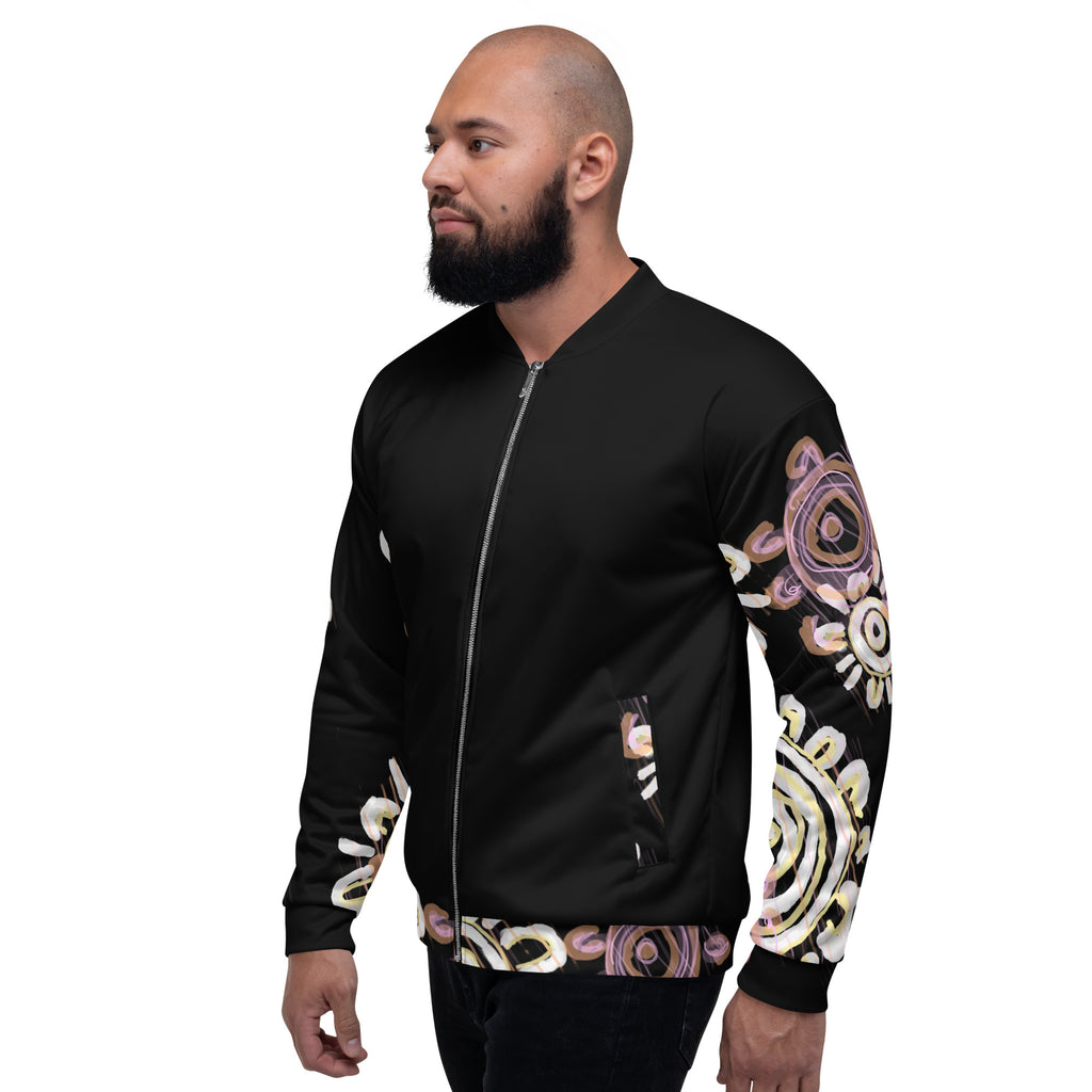 Unisex Bomber Jacket - Mother & Daughter x Black