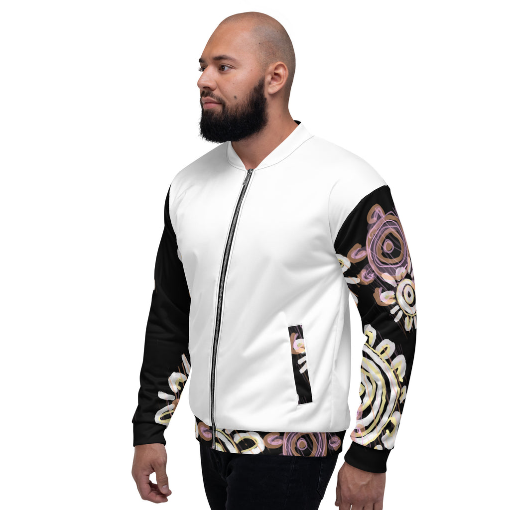 Unisex Bomber Jacket - Mother & Daughter x White