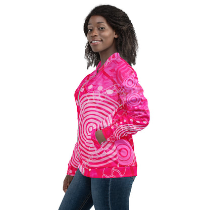 Unisex Bomber Jacket - Seven Sisters by Linda Davidson