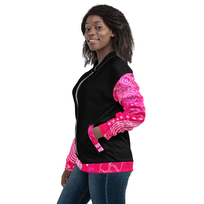 Unisex Bomber Jacket - Artwork 5 x Black