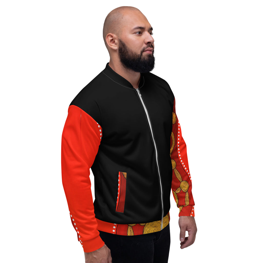 Unisex Bomber Jacket - Artwork 13 x Black