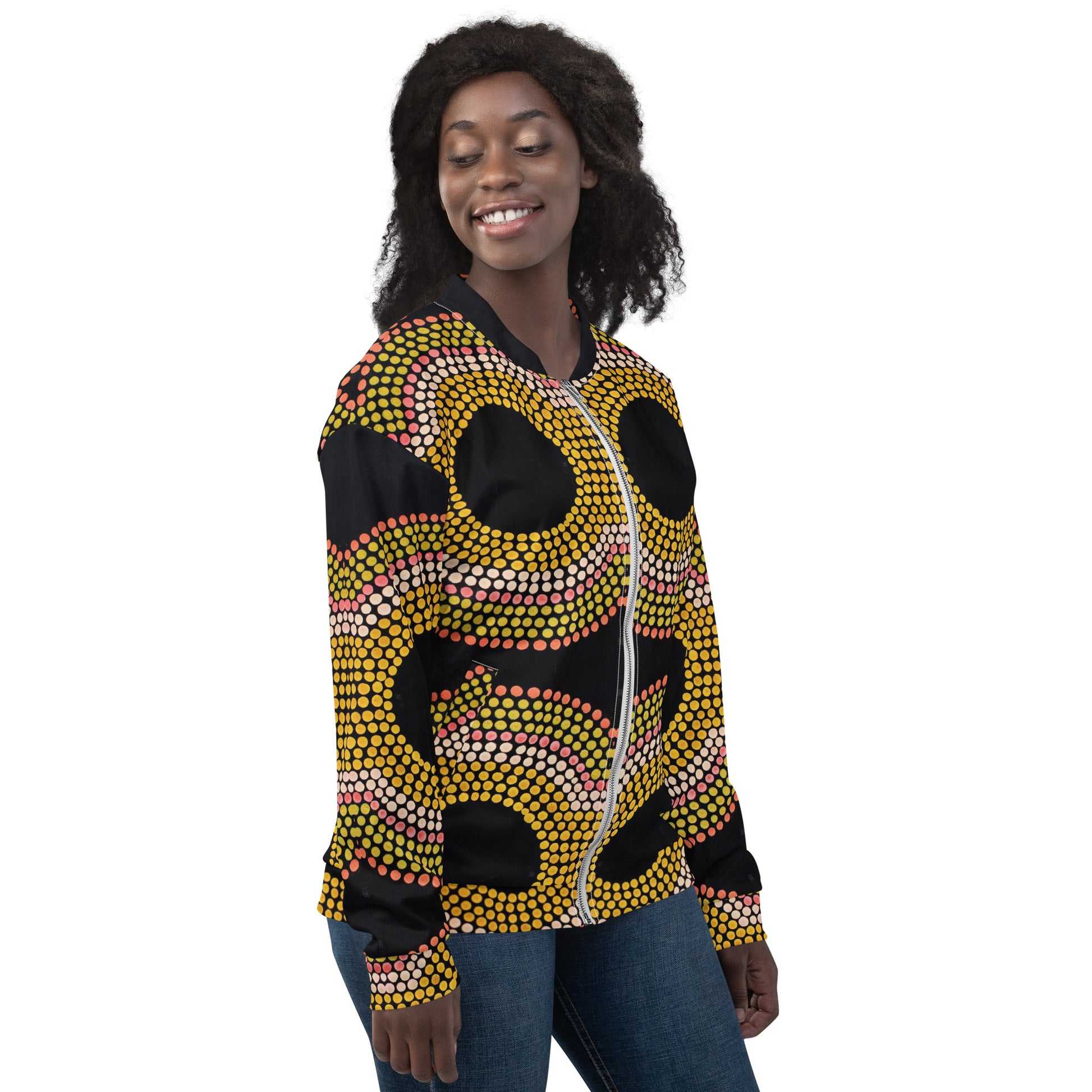 All-Over Print Bomber Jacket - Artwork 14