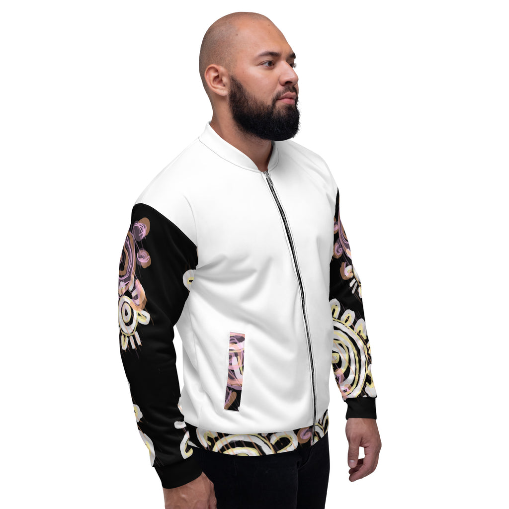 Unisex Bomber Jacket - Mother & Daughter x White