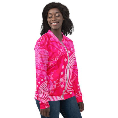 Unisex Bomber Jacket - Seven Sisters by Linda Davidson